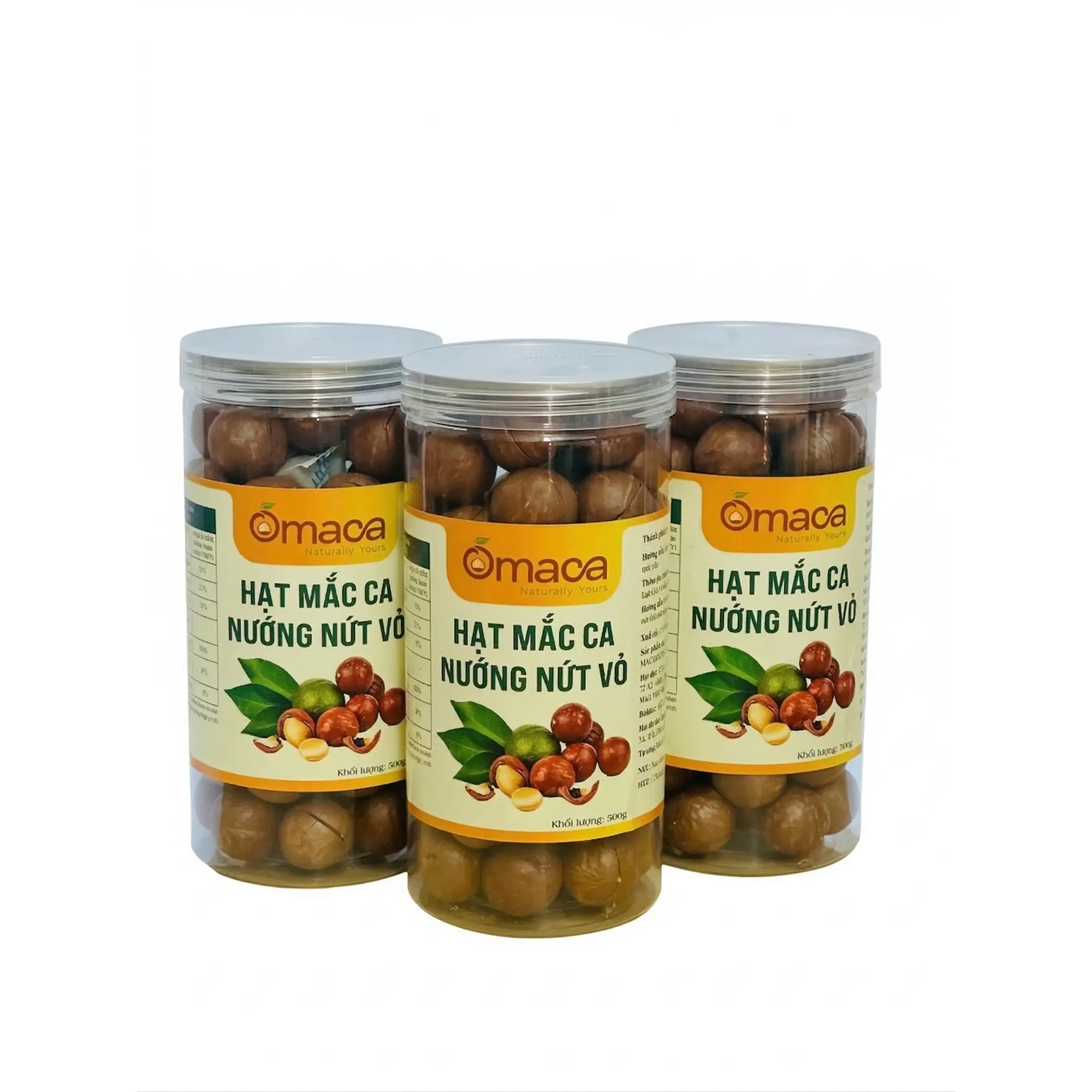 Hạt Mắc Ca nướng nức vỏ